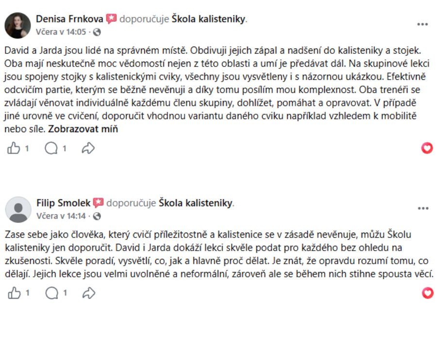 Reference Denči a Fíly