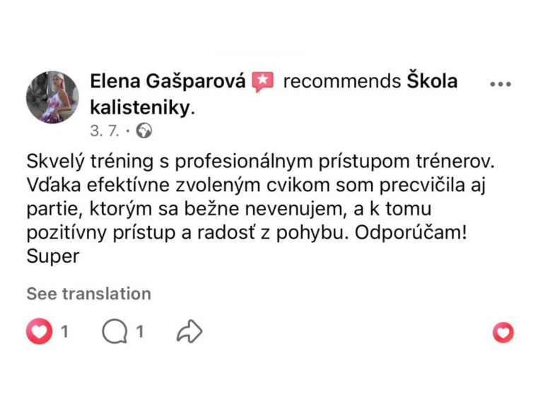 Recenze: Elena Gašparová
