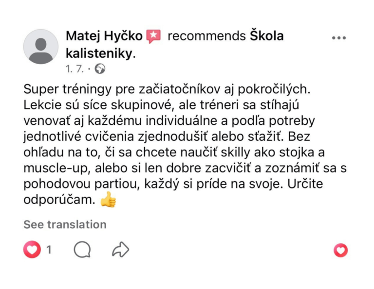 Recenze: Matej Hyčko