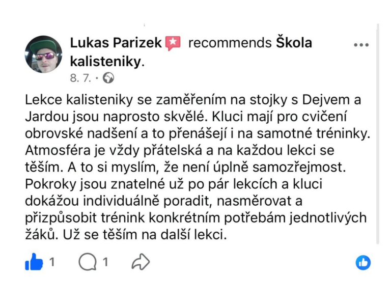 Recenze: Lukas Parizek