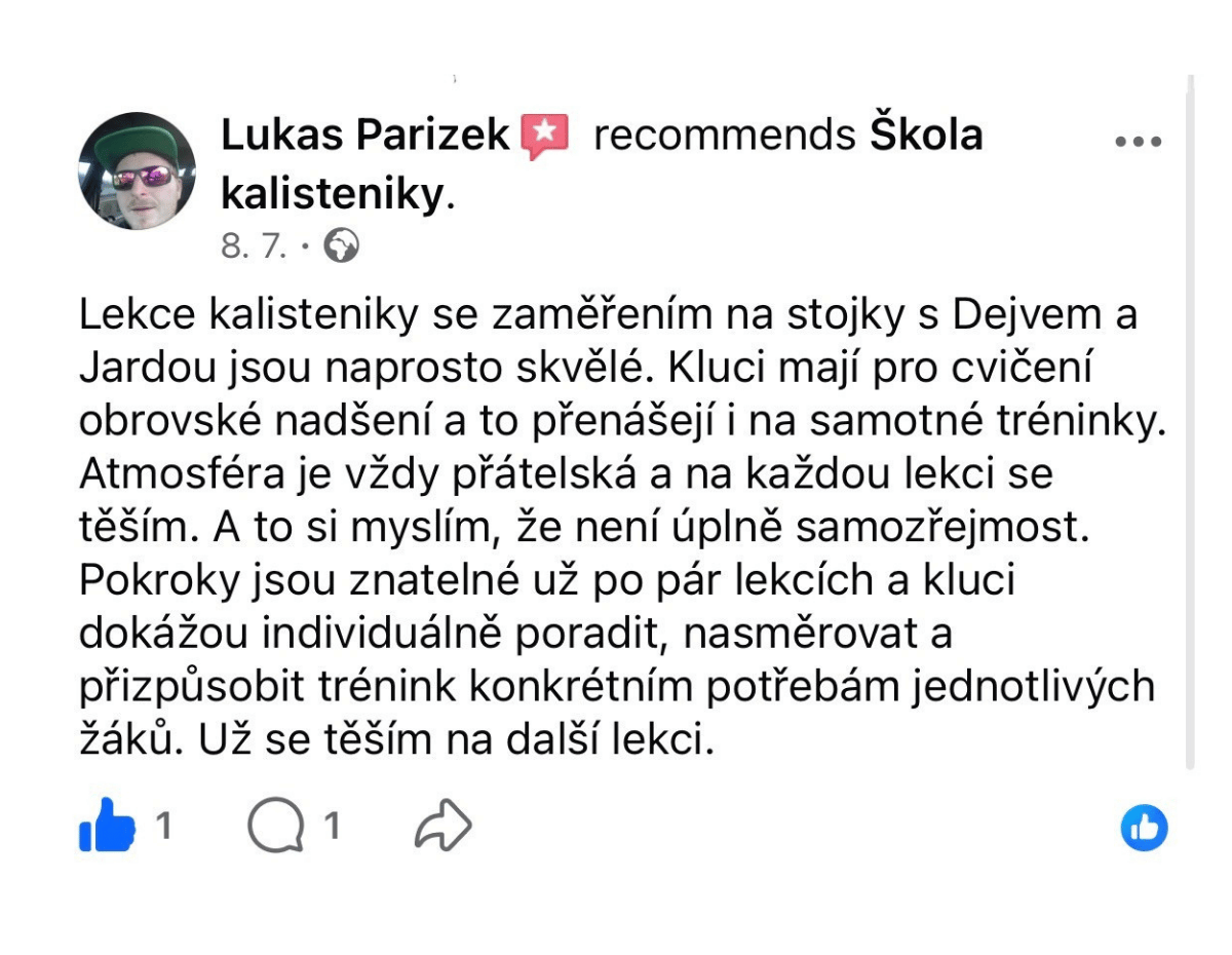 Recenze: Lukas Parizek