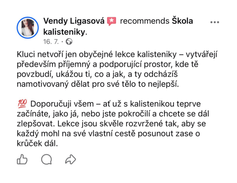 Recenze: Vendy Ligasová
