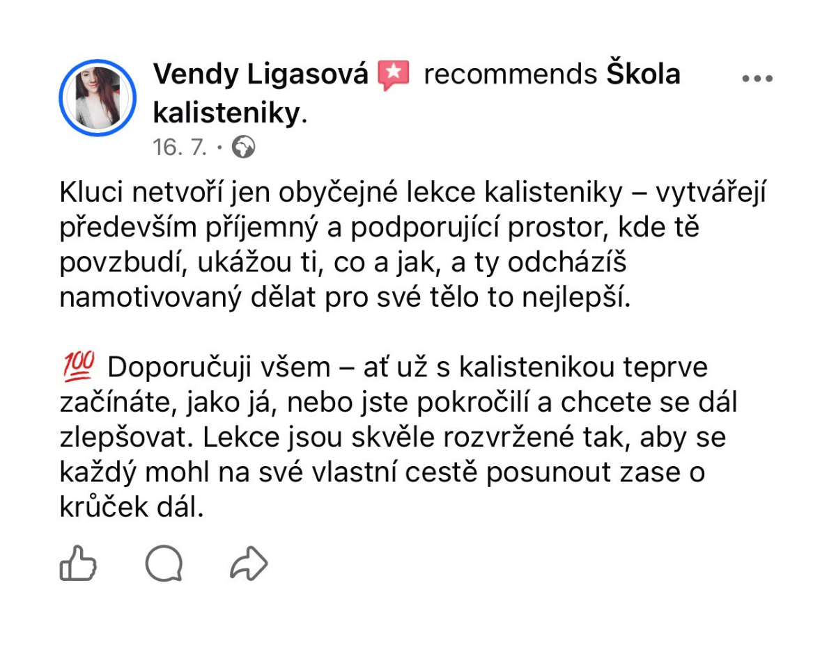 Recenze: Vendy Ligasová