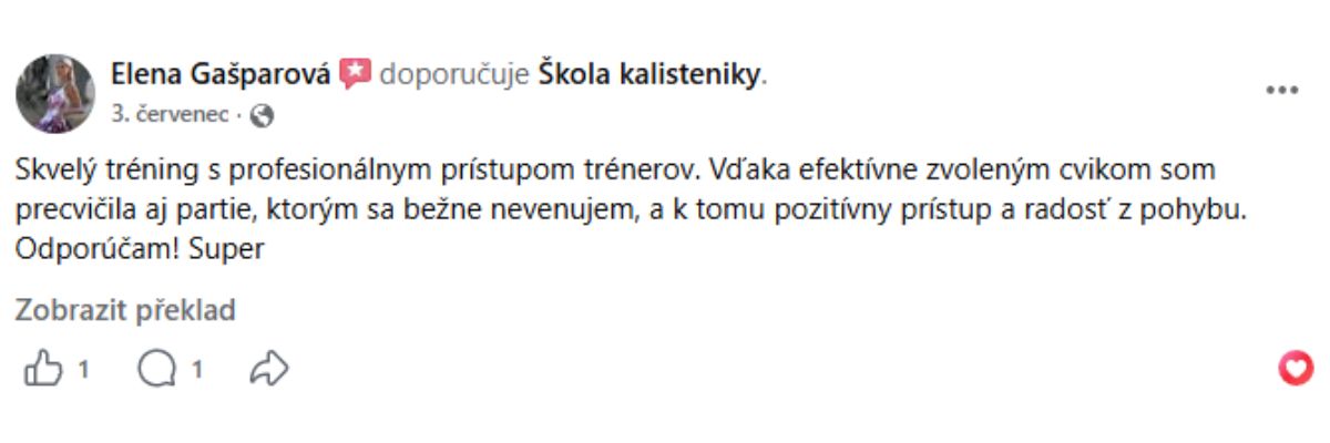Facebook recenze klienta 8