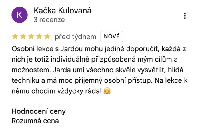 Recenze Kačka Kulovaná na Googlu