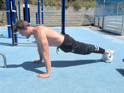 Negative push ups