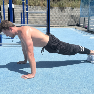 Negative push ups